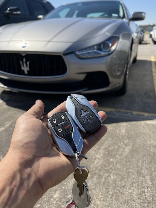 maserati car key replacement houston tx